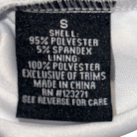 *New* Harper & Ivy Butterfly Print Short Sleeve Mesh Baby Tee Ladies Size Small - Picture 5 of 11